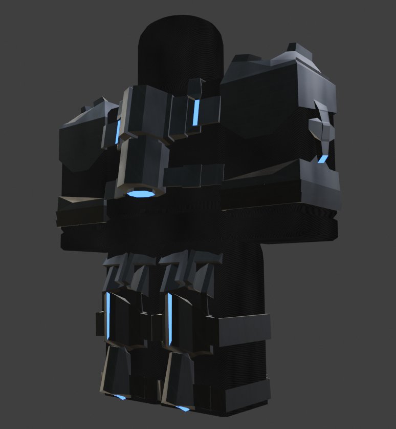 Blocky Sci-Fi Character Armor